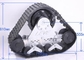 caricamento del sistema di pista di gatto delle nevi della sostituzione della gomma di larghezza di 320mm 3t