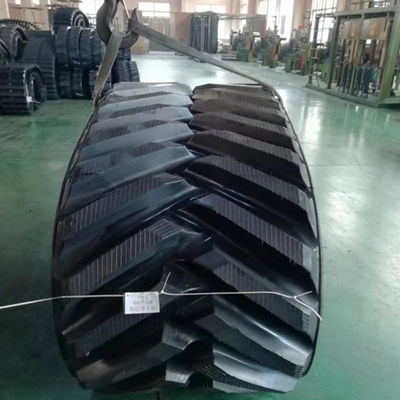 Strada di gomma per trattori agricoli 25" 30" 36" Larghezza adatta per CAT Challenger 65 75 85 95 35 45 55 MT800 MT700 John Deere 8000T 8 RT 8RX 9RX CNH STX Quadtra Magnum Rowtrac Claas Lexion Vector Delta