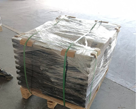 500 mm di larghezza 171 catena di lancio su gomma nero escavatore e cuscinetti in gomma di acciaio
