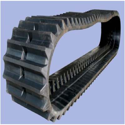 500x100x62 Large Dumper Rubber Track con meno danni al suolo