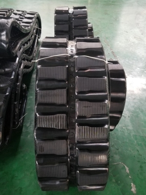 450x71x86 308BSR Excavator Rubber Track Lunghezza totale 71x86 6106mm