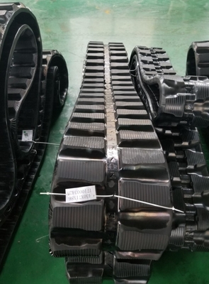 450x71x86 308BSR Excavator Rubber Track Lunghezza totale 71x86 6106mm