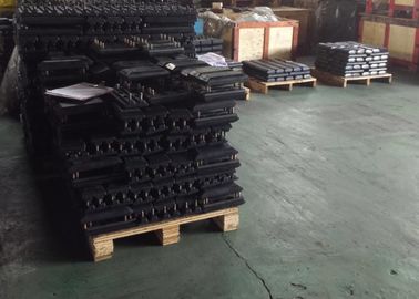 Cuscinetti di gomma durevoli della pista per gli escavatori con la larghezza di lunghezza 125mm di 450mm
