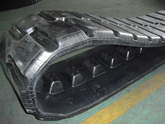 470x152.4x56 Modello liscio o inciso PF6110 Tracce di gomma Asfalto Paver parti con 52 collegamenti
