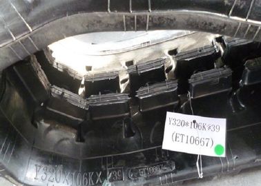Piste della gomma dell'escavatore del macchinario di costruzione gatto selvatico adatto di 320 x di 106 x di 39mm