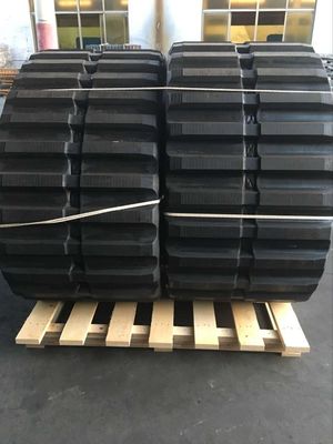 800x150x68 LD1000 Tracciato di gomma per scaricatori Ricambi per macchine da costruzione
