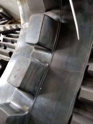 406x152.4x52 Fitture per pista di gomma per pavimentatore di asfalto per Dynapac F141CR/R141CS