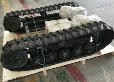 Telaio di gomma nero Chasiss 1-10T della pista per i pezzi di ricambio dell'attrezzatura per l'edilizia