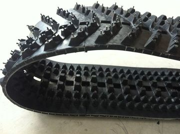 pista di gomma 320*72*43mm di gatto delle nevi del nero 104.92kg per il sistema di pista di gomma