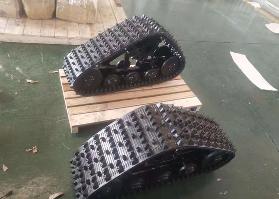 sistema di pista di gomma ampio 255mm portante 600kg per il trattore