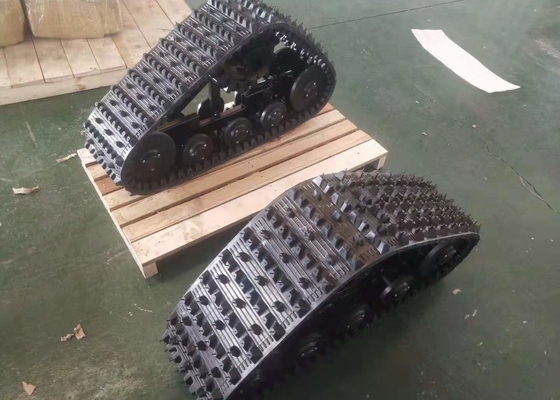 sistema di pista di gomma ampio 255mm portante 600kg per il trattore
