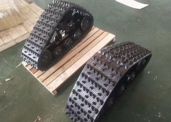 sistema di pista di gomma ampio 255mm portante 600kg per il trattore