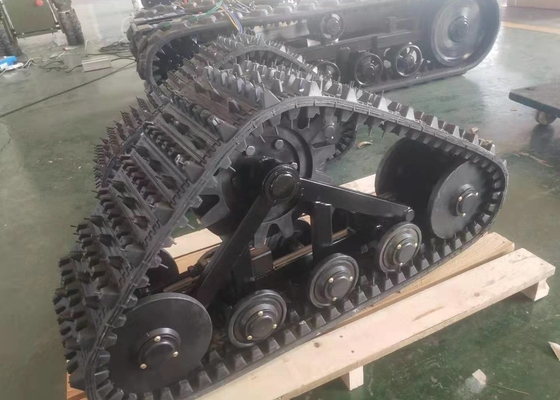 sistema di pista di gomma ampio 255mm portante 600kg per il trattore