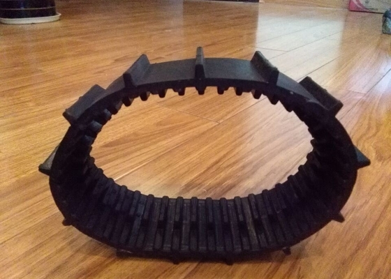 Passo di gomma di collegamenti 12.7mm delle piste 39 del piccolo robot del macchinario